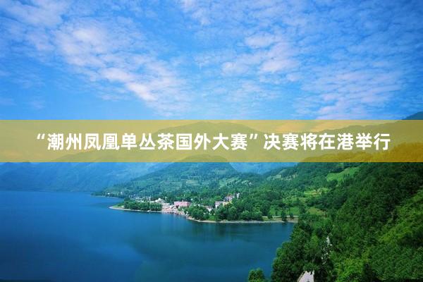 “潮州凤凰单丛茶国外大赛”决赛将在港举行